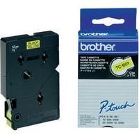 Labelling tape Brother TC-601 Tape colour: Yellow Font colour:Black 12 mm 7.7 m