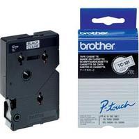 Labelling tape Brother TC-101 Tape colour: Transparent Font colour:Black 12 mm 7.7 m