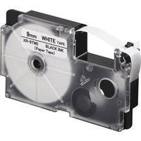 Labelling tape (paper) Casio XR-9TWE Tape colour: White Font colour:Black 9 mm 8 m