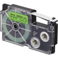 Labelling tape (fluorescent) Casio XR-9FGN Tape colour: Green (fluorescent) Font colour:Black 9 mm 5.5 m