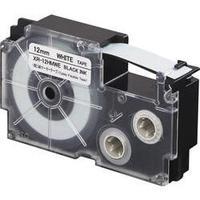 Labelling tape (flexible cable jacket) Casio XR-12HMWE Polyethylene (PE) Tape colour: White Font colour:Black 12 mm 5.5