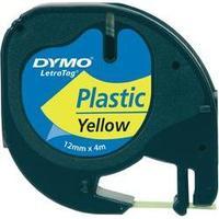 Labelling tape DYMO 91222 Tape colour: Hyper yellow Font colour:Black 12 mm 4 m