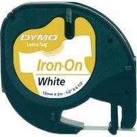 labelling tape dymo 18768 tape colour white font colourblack 12 mm 2 m