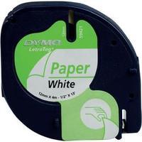 Labelling tape DYMO 91220 Tape colour: White Font colour:Black 12 mm 4 m