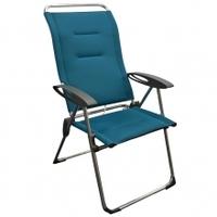 lafuma cham elips high back chair air comfort coral blue