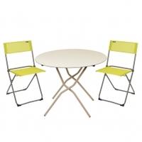 Lafuma Anytime Table And Chair Offer, One Size, Papageno and Sand