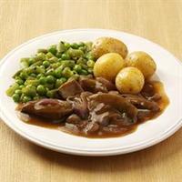 Lamb\'s Liver with Caramelised Red Onions