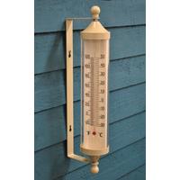 Large Tube Thermometer in Clay by Garden Trading