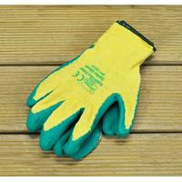 latex coated gardening gloves large by kingfisher