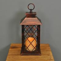 Lattice Battery Operated Candle Lantern by Smart Solar