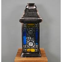 Large Moroccan Candle Lantern (Solar) by Gardman