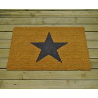 Large Star Design (90cm x 60cm) Coir Doormat by Garden Trading