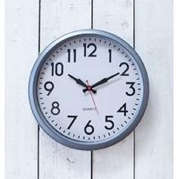Large Smithfield Indoor Wall Clock in Charcoal Grey