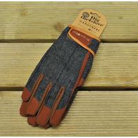 Large/Extra Large Tweed Dig The Glove Gardening Gloves by Burgon & Ball