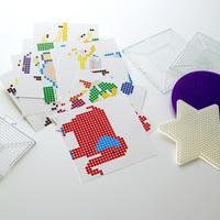 large transparent pegboard base square each