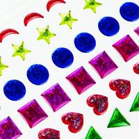 large jewel stickers large pack of 78