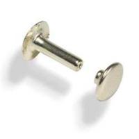 Large Brass Plated 100 Pack Of Rapid Rivets
