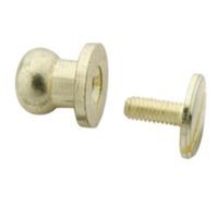 Large Gold Screwback Button Stud