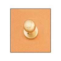 Large Solid Brass Screwback Button Stud