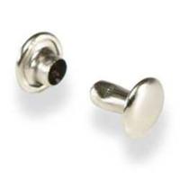 Large Nickel Plated 100 Pack Of Double Cap Rivets