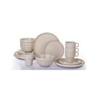 Latte 16 Piece Easy Stack Dinnerset