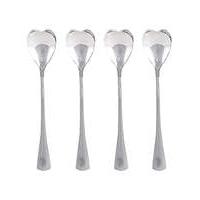 La Cafetiere Set Of 4 Heart Spoons