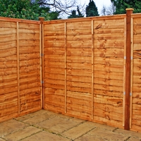 lap garden fence panels