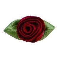 Large Ribbon Roses Wine
