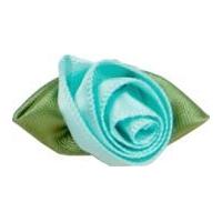 Large Ribbon Roses Mint