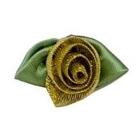 Large Ribbon Roses Gold