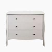 lautner white chest of drawers h800mm w965mm