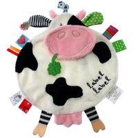 label label soft comforter cow friend