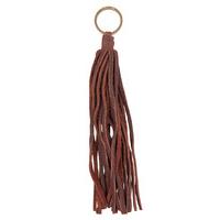 Label 88-Keyrings - Tassel Long - Brown