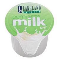 Lakeland UHT Half Fat Milk Pots 12ml (Pack of 120)