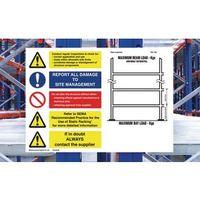 LANDSCAPE RACKING WEIGHT LOAD NOTICE 297X420MM