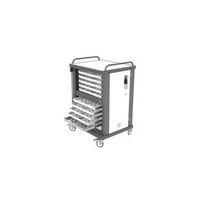 lapstore secure charge trolley for up to 10 large size laptops light g ...