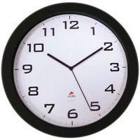 large 38cm silent quartz clock black