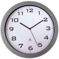 large 38cm silent quartz clock silver