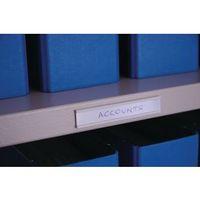 LABEL HOLDER - SELF ADHESIVE 15X80-PACK OF 100-WHITE CARD
