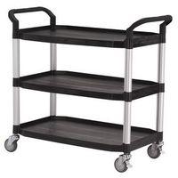 LARGE 3 SHELF SERVICE CART , OPEN SIDED CART