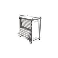 LAPTSTORE SECURE CHARGE TROLLEY FOR UP TO 33 SMALL SIZED LAPTOPS SUCH AS NOTEBOOKS ETC - LIG