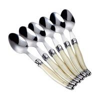 Laguiole 6-piece Dessert Spoons Set, Stainless Steel