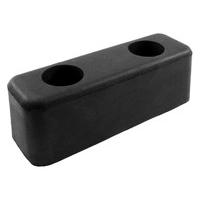 large black rubber door stop or buffer 150x50x50mm