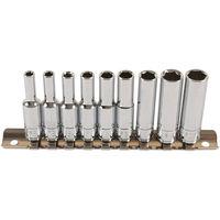 laser laser 14 drive ba deep socket 9 piece set