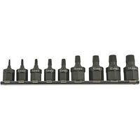 laser laser 5967 screw extractor set 38 drive 12 drive 9 pieces