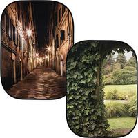 Lastolite Urban Collapsible Reversible Background 1.5x2.1m - Evening Street/Ivy Archway