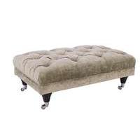 Langham Place Fabric Footstool