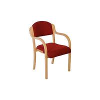 Lam Beech Framed Stackable Armchair Lam Beech Framed Stackable Armchair Wine