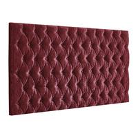 Ladybower Monreal Velluto Headboard Red Single