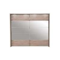 Laguna 2 Door Slider Wardrobe With Lights 260cm